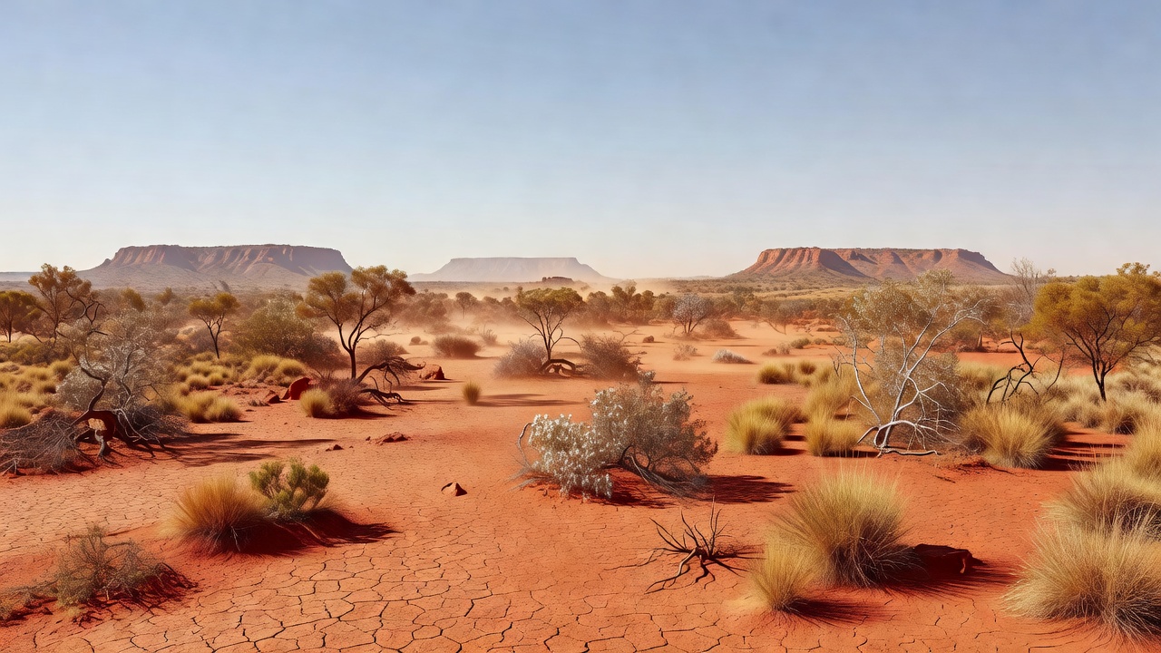 Arid landscape representing Western Australia