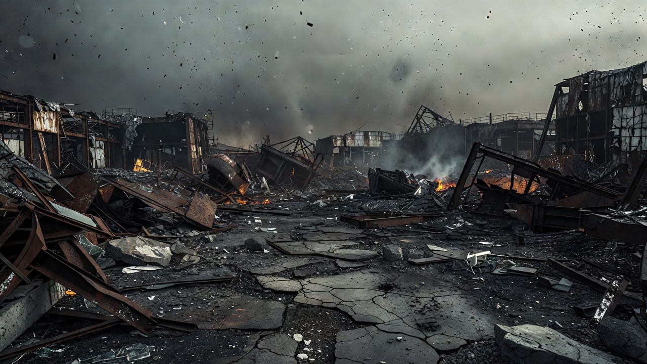 Gritty texture representing industrial disasters