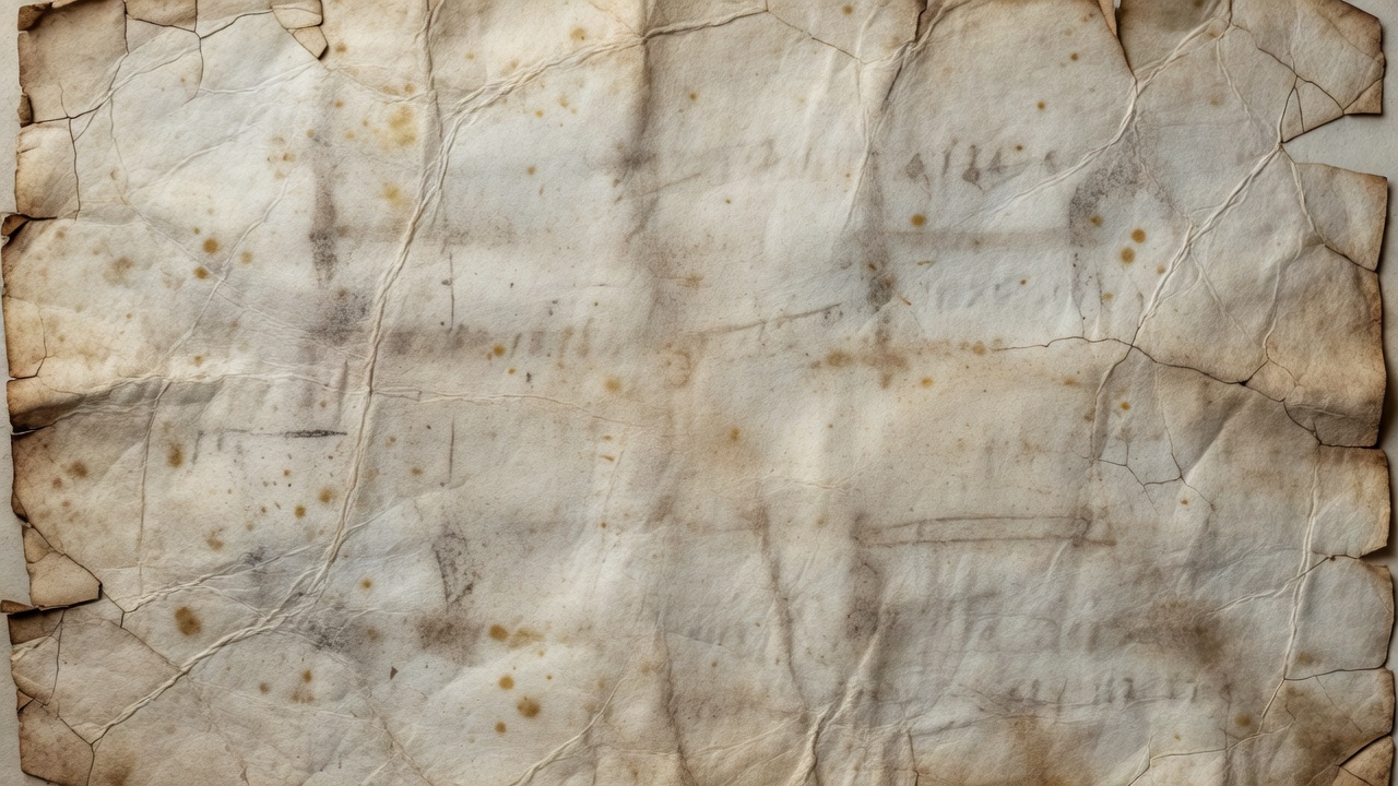 Texture representing ancient parchment and faded ink